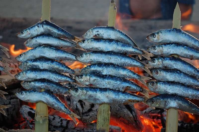 espetos sardynki