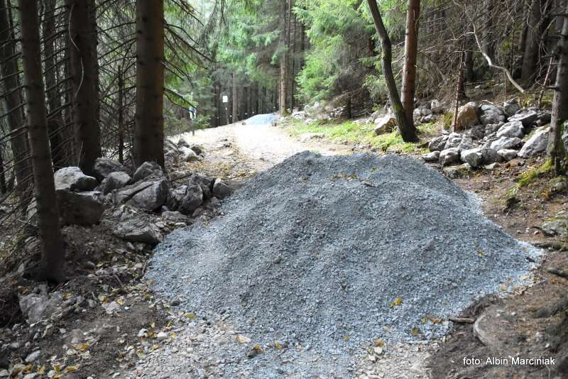 budowa kanalizacji do schroniska na Hali Kondratowej w Tatrach 5