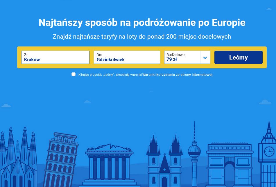 tanie loty ryanair