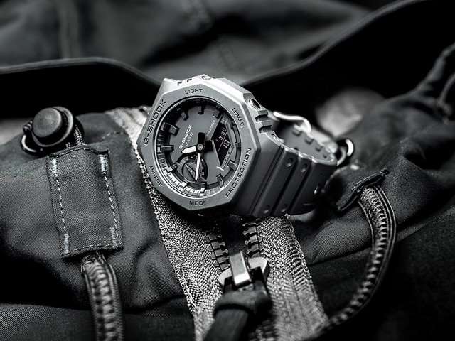 sportowy zegarek czarny casio g shock ga 2100 1a1er 9