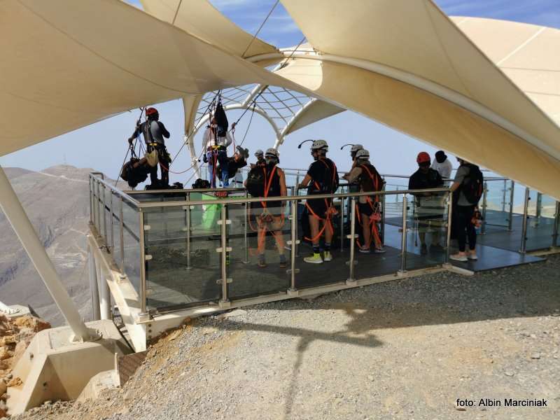 Najdluzsza tyrolka na swiecie Zipline Jebel Jais in Ras al Khaimah ZEA 34