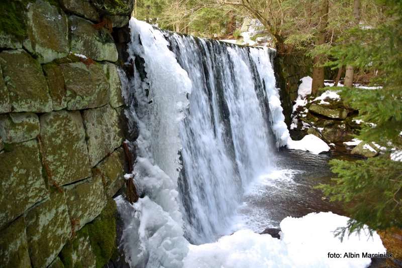 Dziki wodospad na Łomnicy w KARPACZU 7