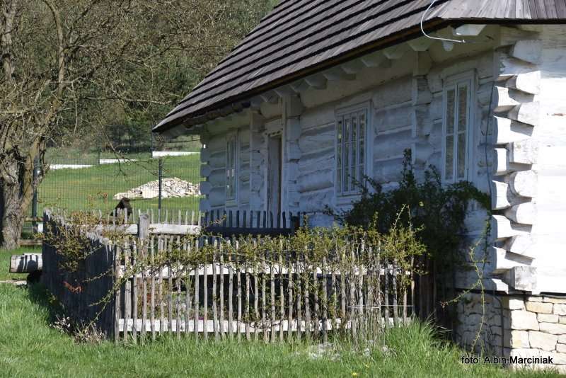 Zabytkowa drewniana Chata Kocjana skansen w Rabsztynie kolo Olkusza Malopolska 3