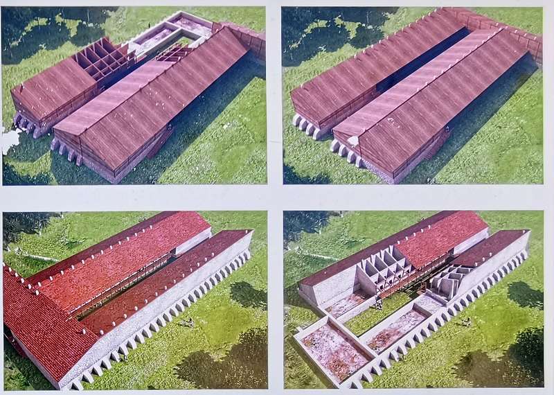 Pozostałości rzymskich koszar Tilurium miejscowość Trilj Chorwacja