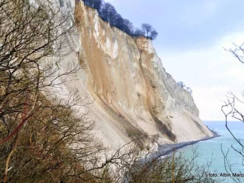 Møns Klint ogromny klif na wschodnim wybrzeżu duńskiej wyspy Møn