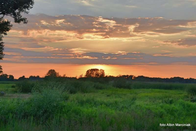 2 Biebrzański Park Narodowy Biebrza Goniądz zachod słońca