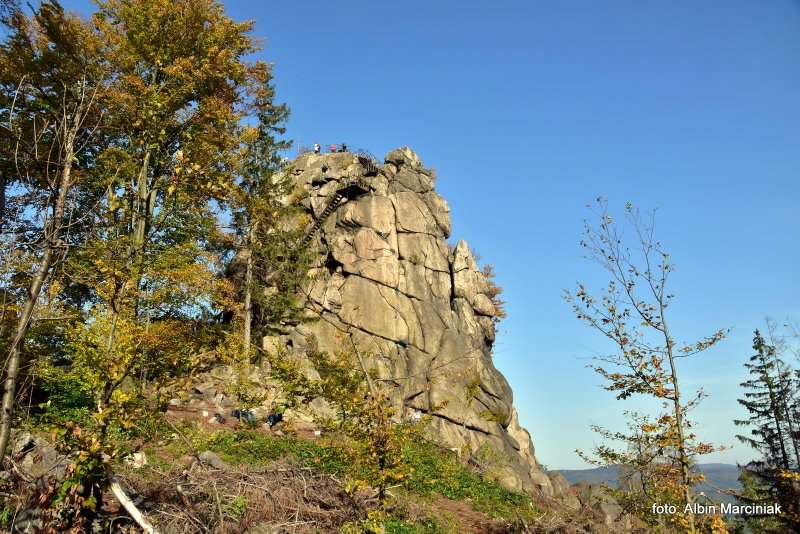 Sokoliki w Rudawach Janowickich na Dolnym Slasku skaly teren wspinaczkowy 1