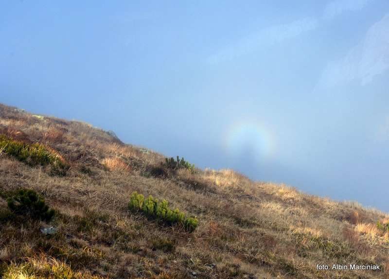 Czerwone Wierchy jesiennie Widmo Brockenu 1