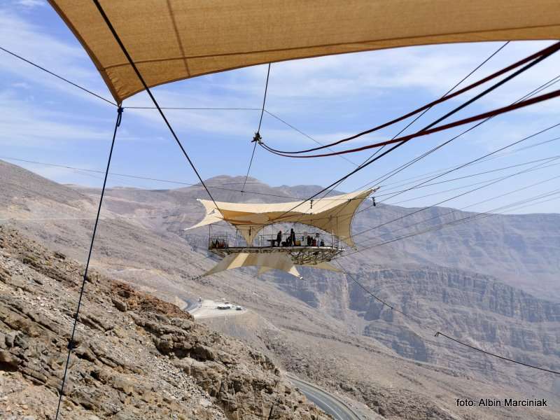 Najdluzsza tyrolka na swiecie Zipline Jebel Jais in Ras al Khaimah ZEA 21