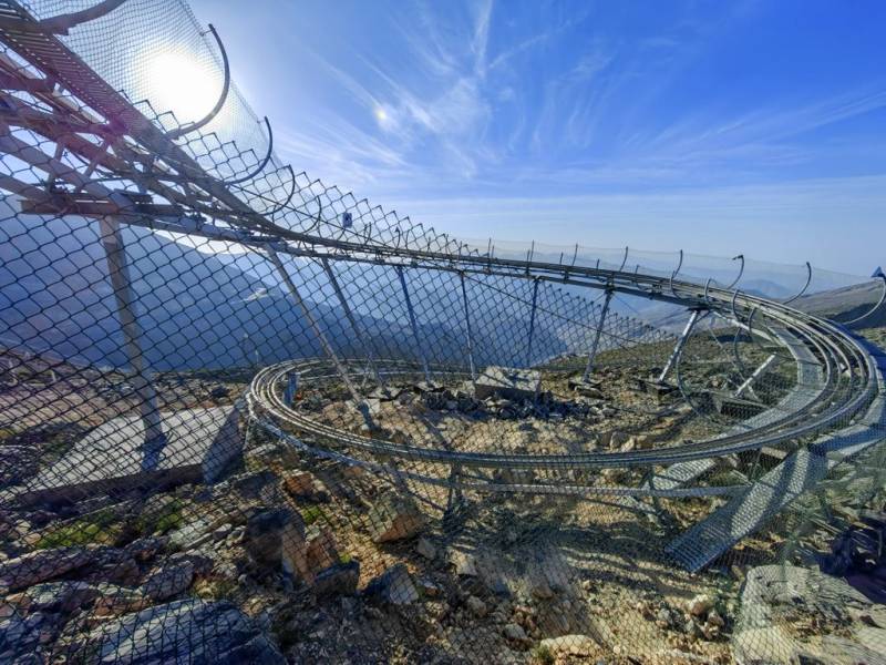 Jais Sledder - najdłuższy tor saneczkowy w Ras Al Khaimah