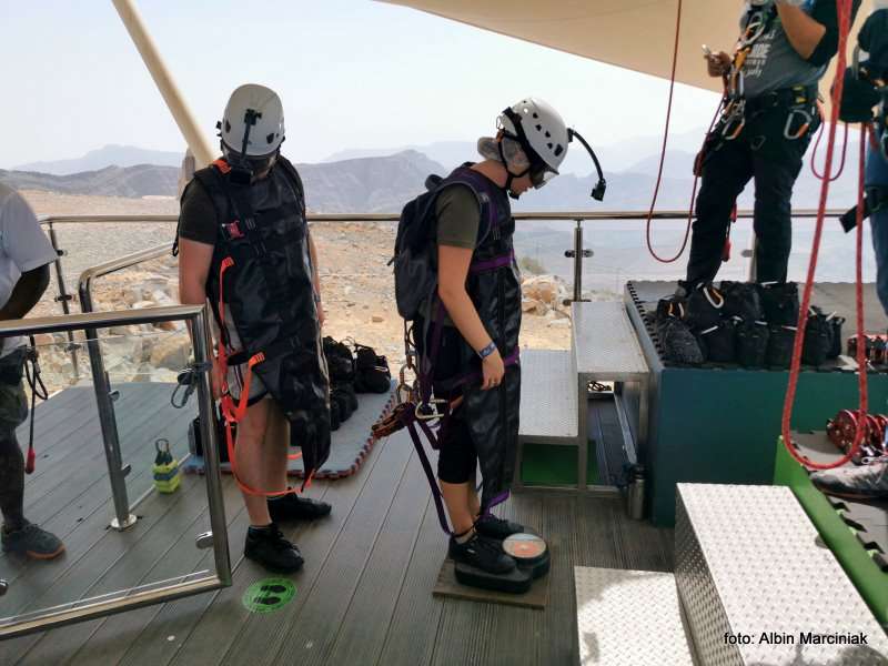 Najdluzsza tyrolka na swiecie Zipline Jebel Jais in Ras al Khaimah ZEA 16
