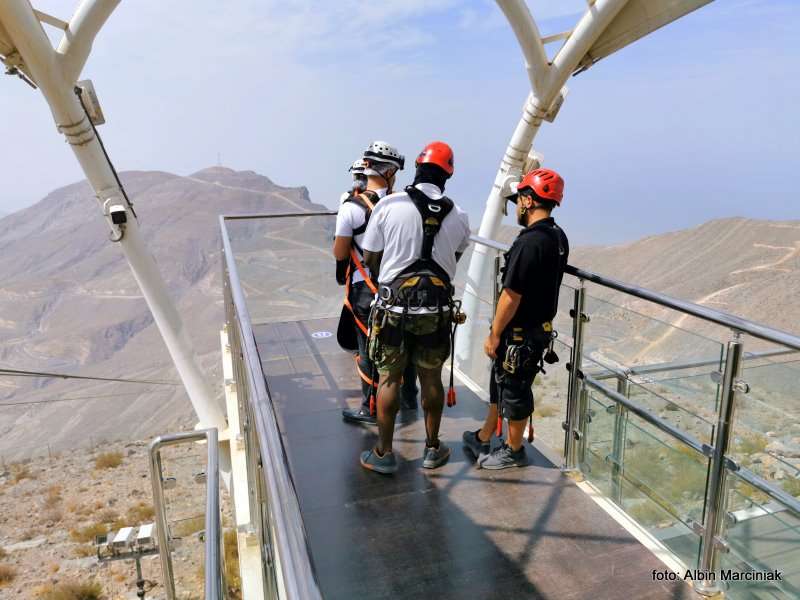 Najdluzsza tyrolka na swiecie Zipline Jebel Jais in Ras al Khaimah ZEA 18