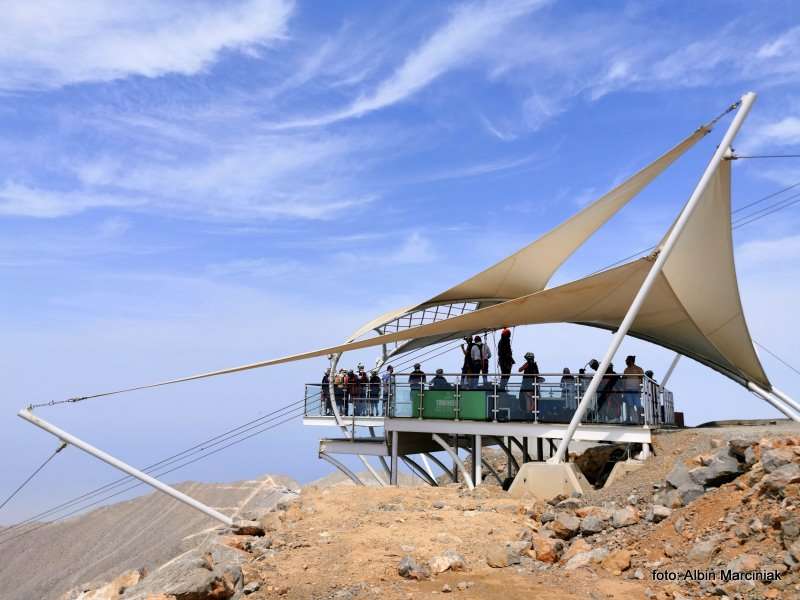 Najdluzsza tyrolka na swiecie Zipline Jebel Jais in Ras al Khaimah ZEA 4
