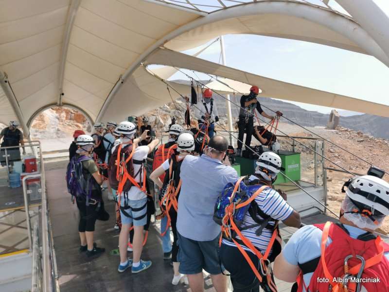 Najdluzsza tyrolka na swiecie Zipline Jebel Jais in Ras al Khaimah ZEA 7