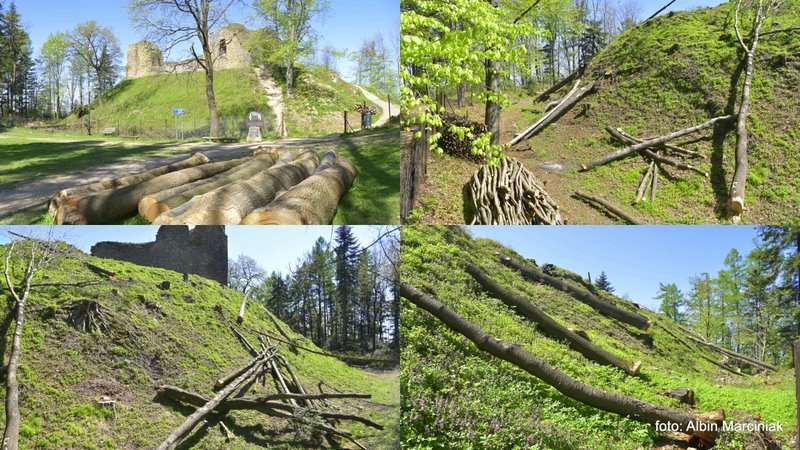 Zamek w Lanckoronie zwiedzanie 1