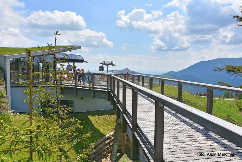 wieża widokowa ścieżka w koronach Słowacja 13