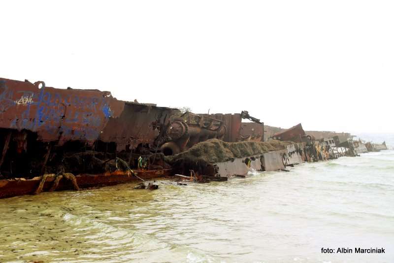 Wrak statku ORP Wicher II oraz ORP Grom II na Helu 16