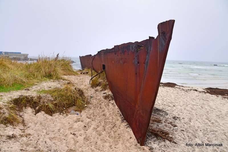 Wrak statku ORP Wicher II oraz ORP Grom II na Helu 18