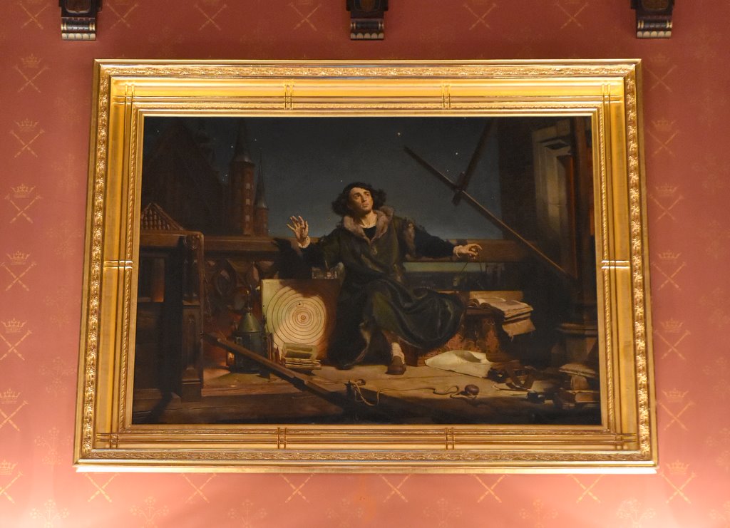 Astronom Kopernik, czyli rozmowa z Bogiem, obraz Jana Matejki w Krakowie, foto Albin Marciniak