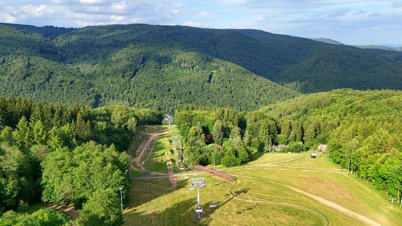 Czechy Zipline Klíny