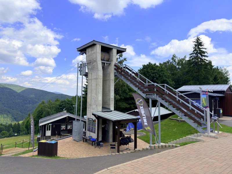 Czechy Zipline Klíny