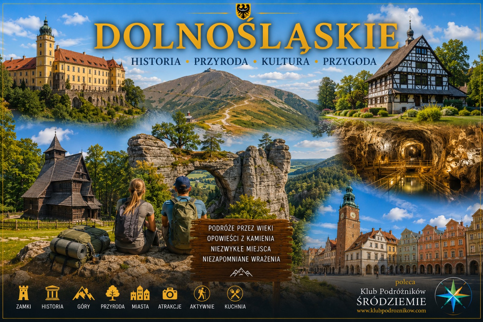 Dolny Sląsk, wypoczynek, zwiedzanie, atrakcje, zabytki, góry, zamki