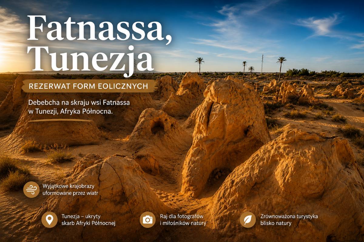 Fatnassa, Tunezja Rezerwat form eolicznych