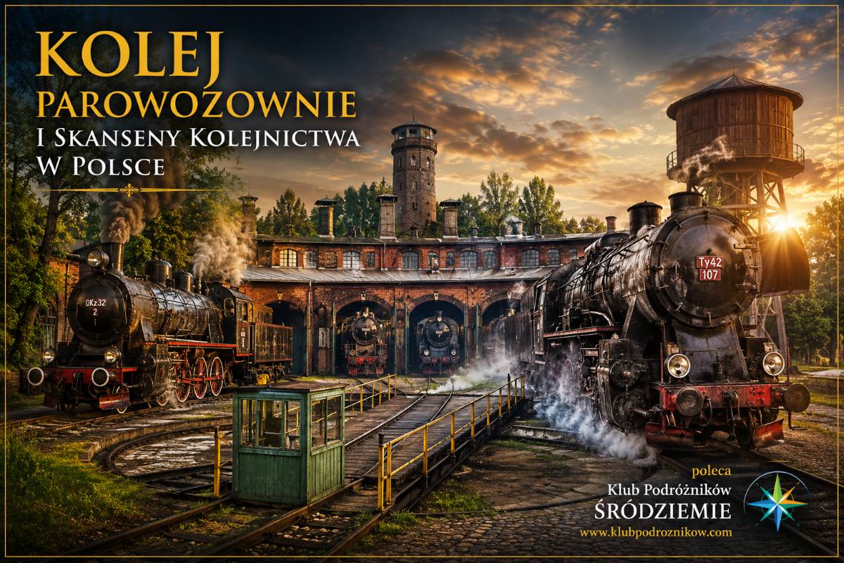 Kolej – Parowozownie i skanseny kolejnictwa w Polsce