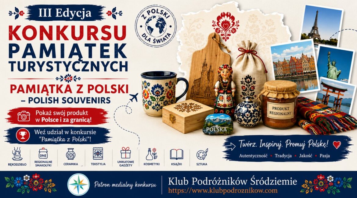 Konkurs Pamiątek Turystycznych Pamiątka z Polski plakat