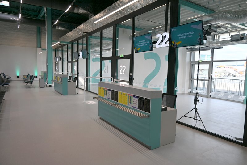 Terminal Wspierający Kraków Airport Pre-Boarding Zone Non-Schengen