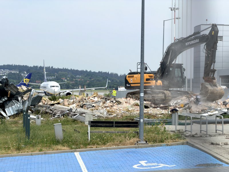 Budowa Terminalu T6 etap I w Kraków Airport