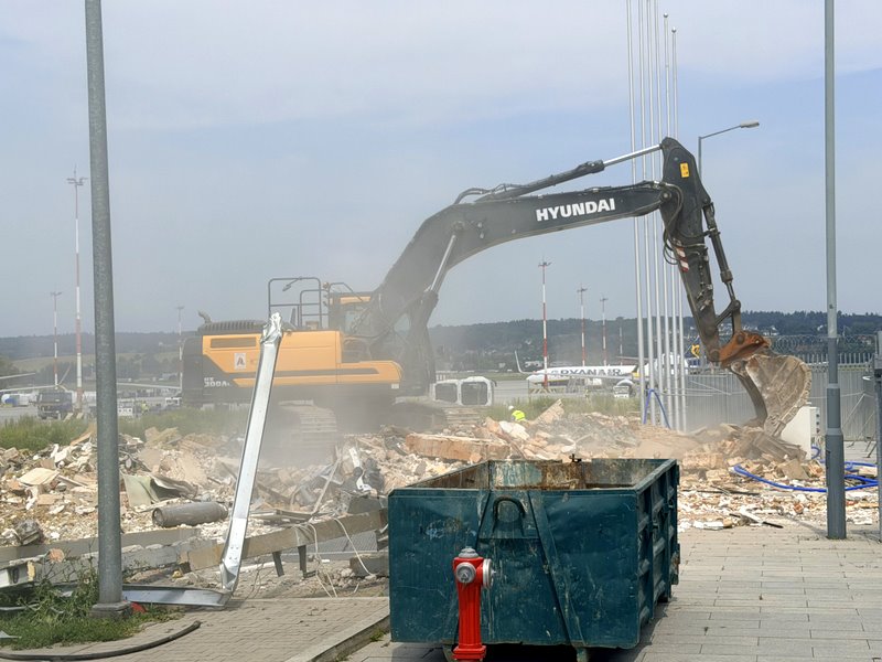 Budowa Terminalu T6 etap I w Kraków Airport