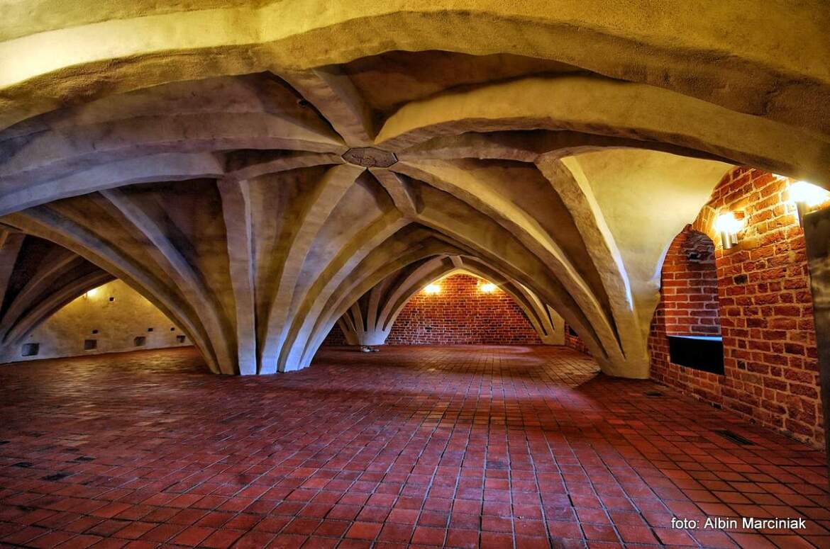 Podziemia zamku w Malborku