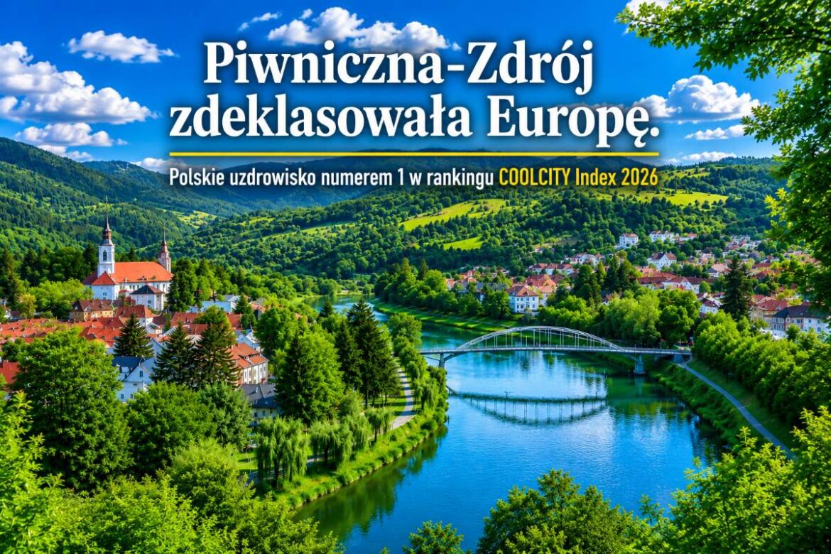 Polskie uzdrowisko numerem 1 w rankingu COOLCITY Index 2026