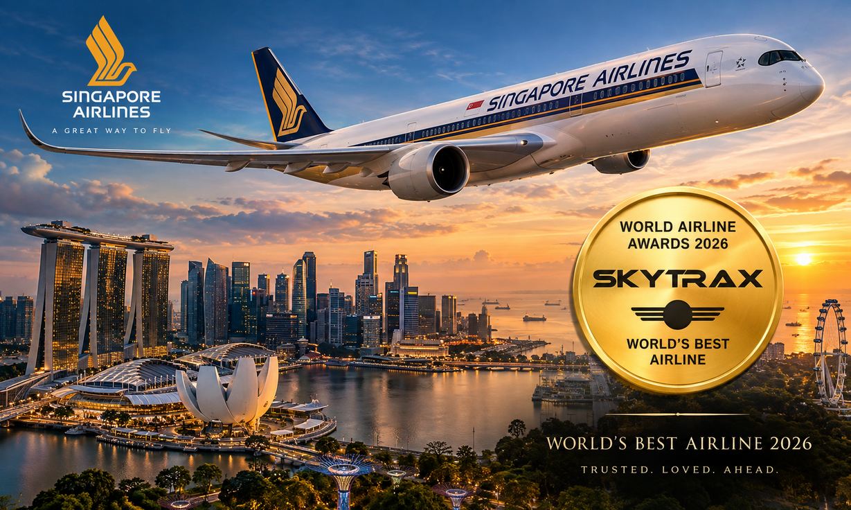 Singapore Airlines najlepszą linią lotniczą świata
