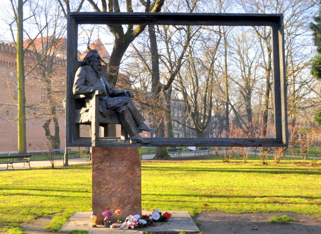 Planty – pomnik Jana Matejki