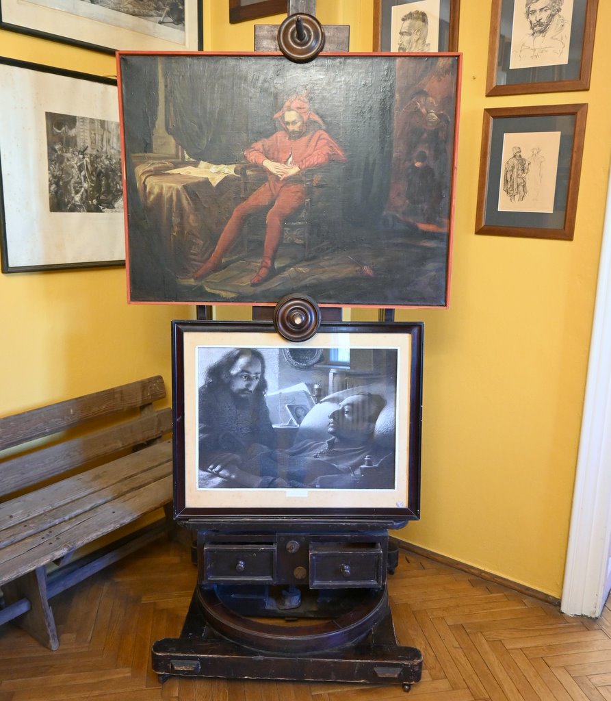 Stańczyk, oryginalna sztaluga Jana Matejki 