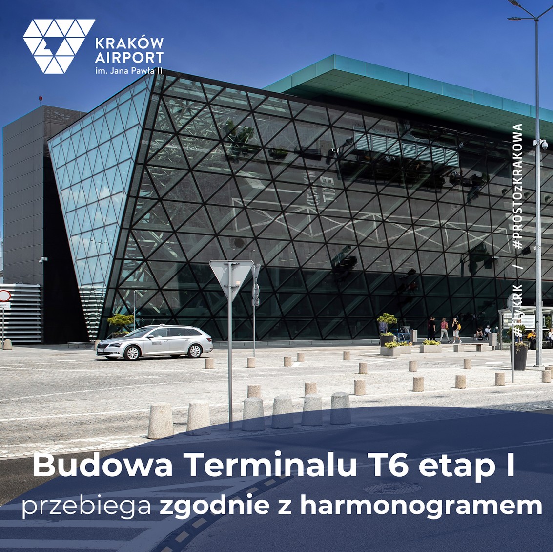 Budowa Terminalu T6 etap I w Kraków Airport