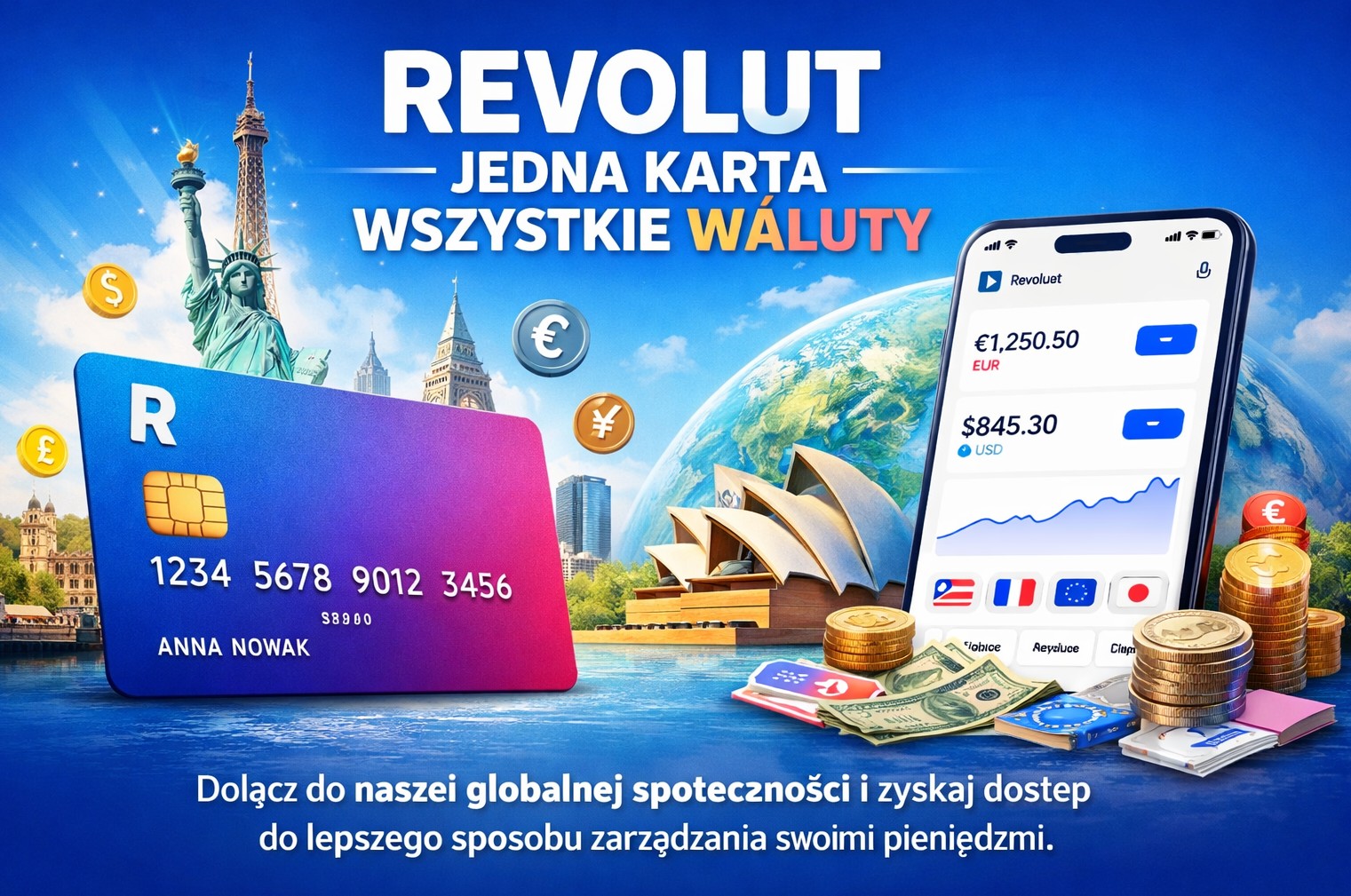 REVOLUT - wygoda w kartach dla podróżników