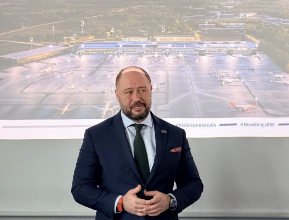 Łukasz Strutyński, prezes zarządu Kraków Airport