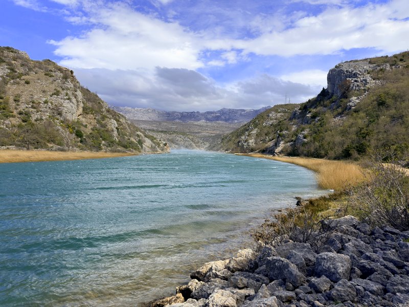Kanion rzeki Zrmanja w Chorwacji. foto Albin Marciniak